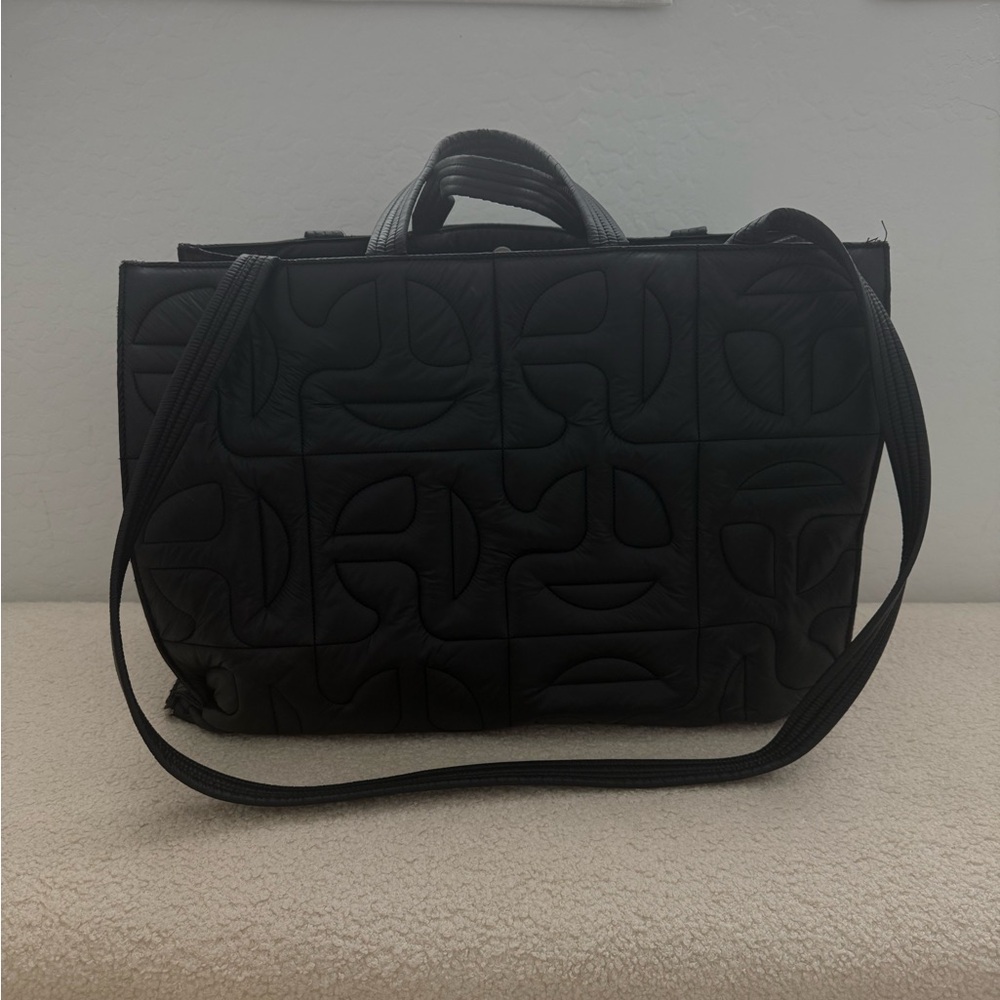 Telfar Black Quilted Tote Bag